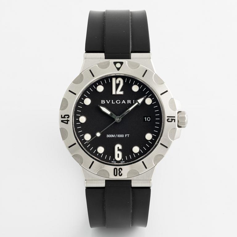 Bvlgari, Diagono Scuba, wristwatch, 41 mm.