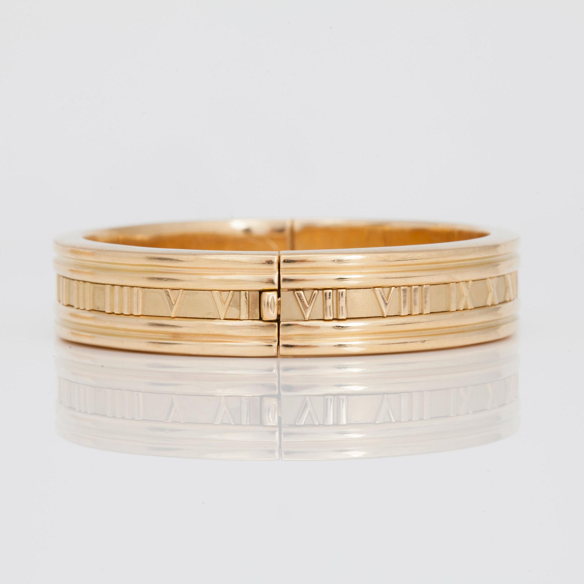 A Tiffany & co gold bracelet.