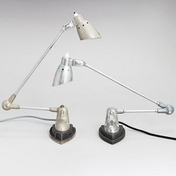 Bordslampor, 2 st, 1900-talets senare hälft.