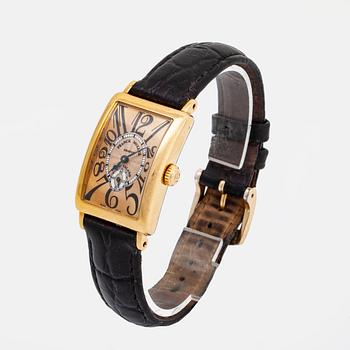FRANCK MULLER, Geneve, Long Island, wristwatch, 22 x 32 mm.