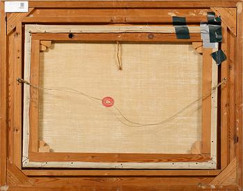 ERNFRIED WAHLQVIST, olja på duk, "Långholmen". Signerad och daterad 1890.