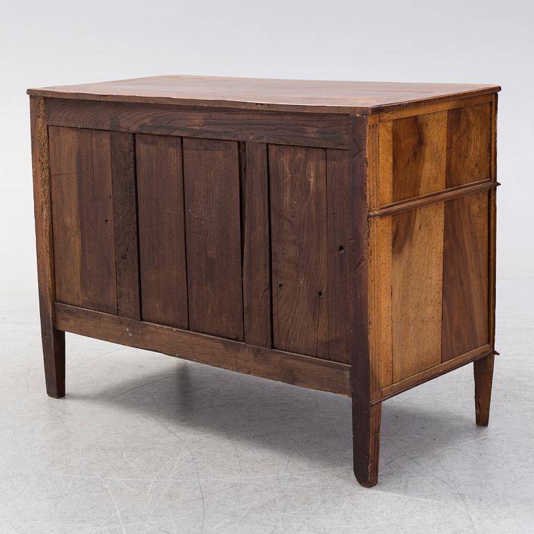 A late gustavian chest of drawers from around year 1800.