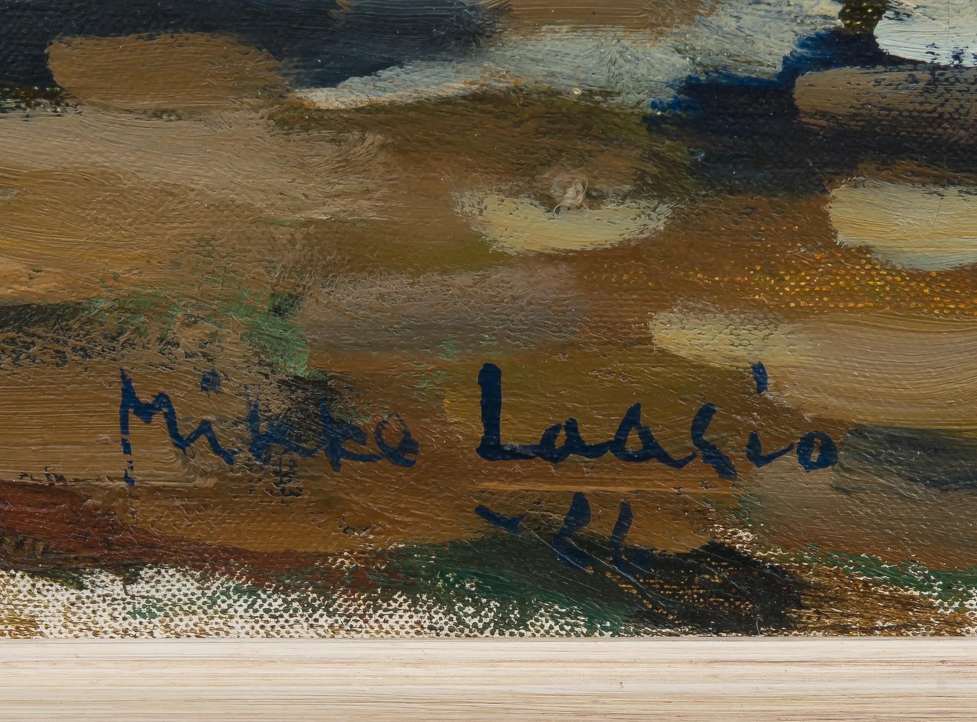 MIKKO LAASIO, öljy kankaalle, signeerattu ja päivätty -66.