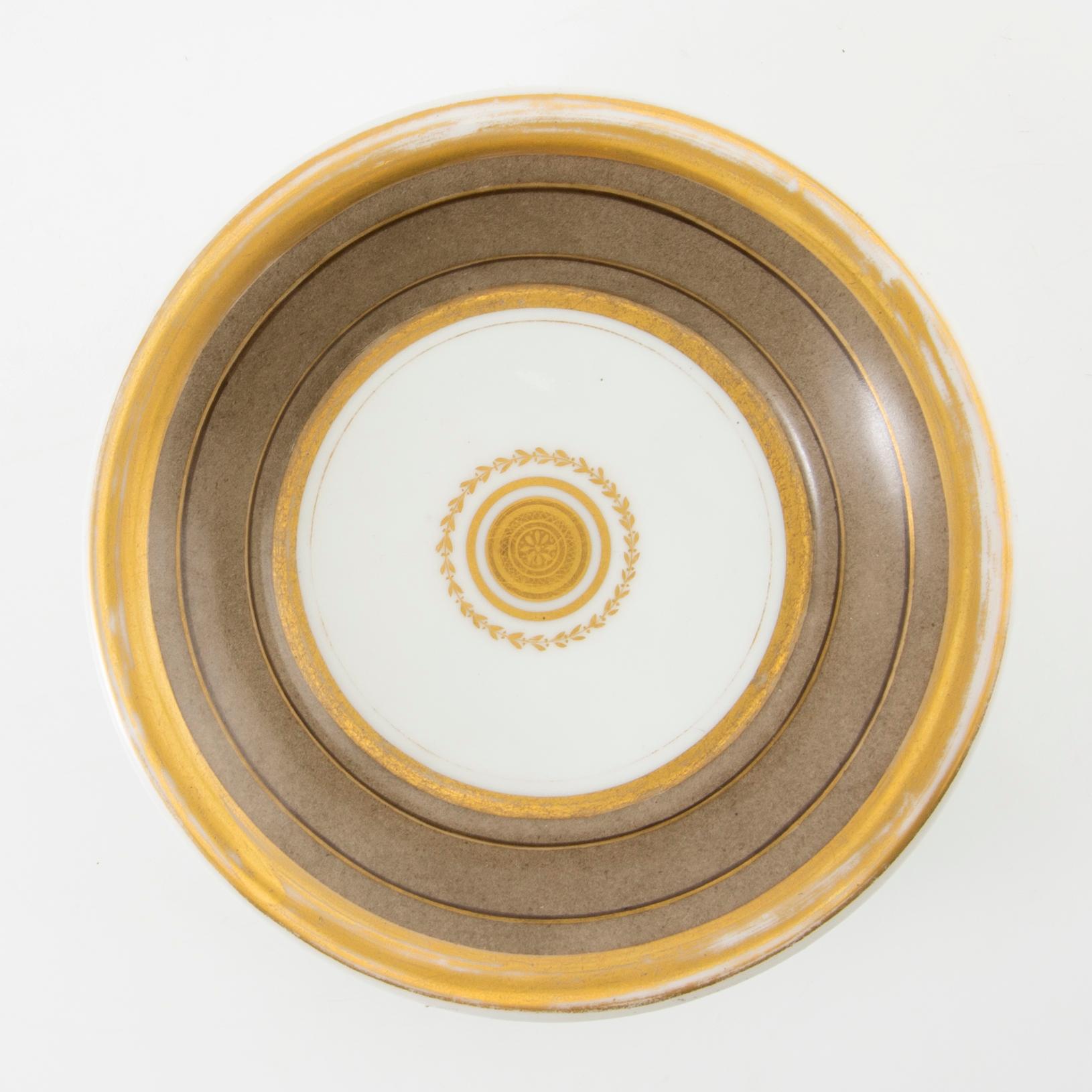 Cup with saucer Empire mid-19th century.