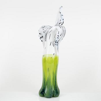 Ludvig Löfgren, vase, "Atomic Orchid", Kosta Boda.