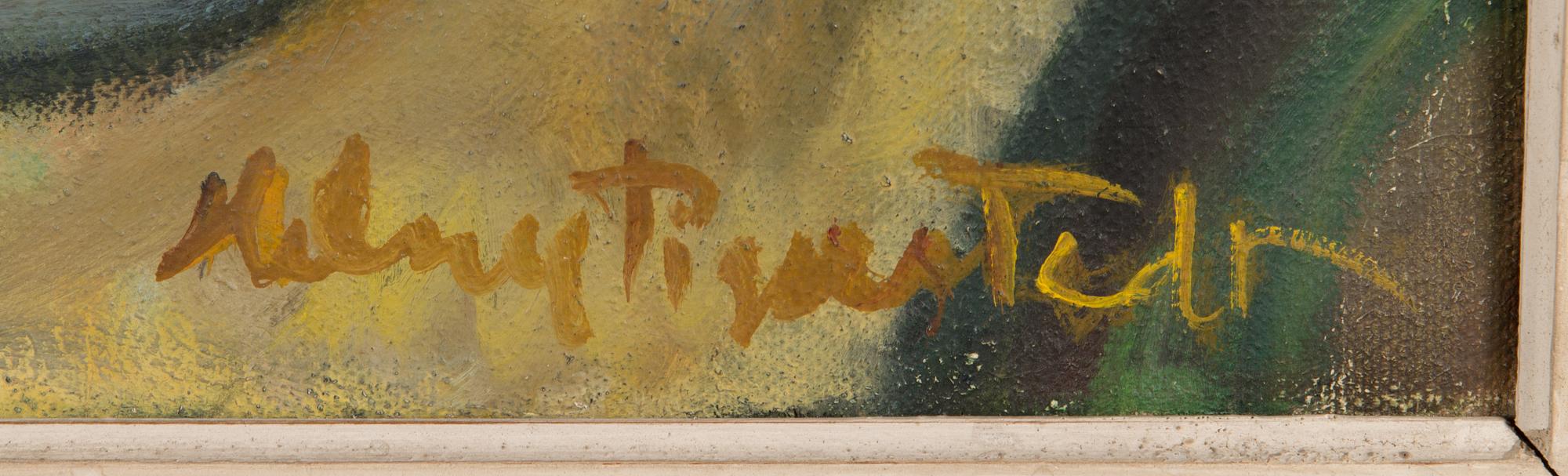 Helny Tigerstedt, oil on canvas, signed.