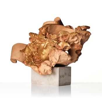 Hertha Hillfon, skulptur, keramik, ansikte, egen ateljé, Stockholm 1986.