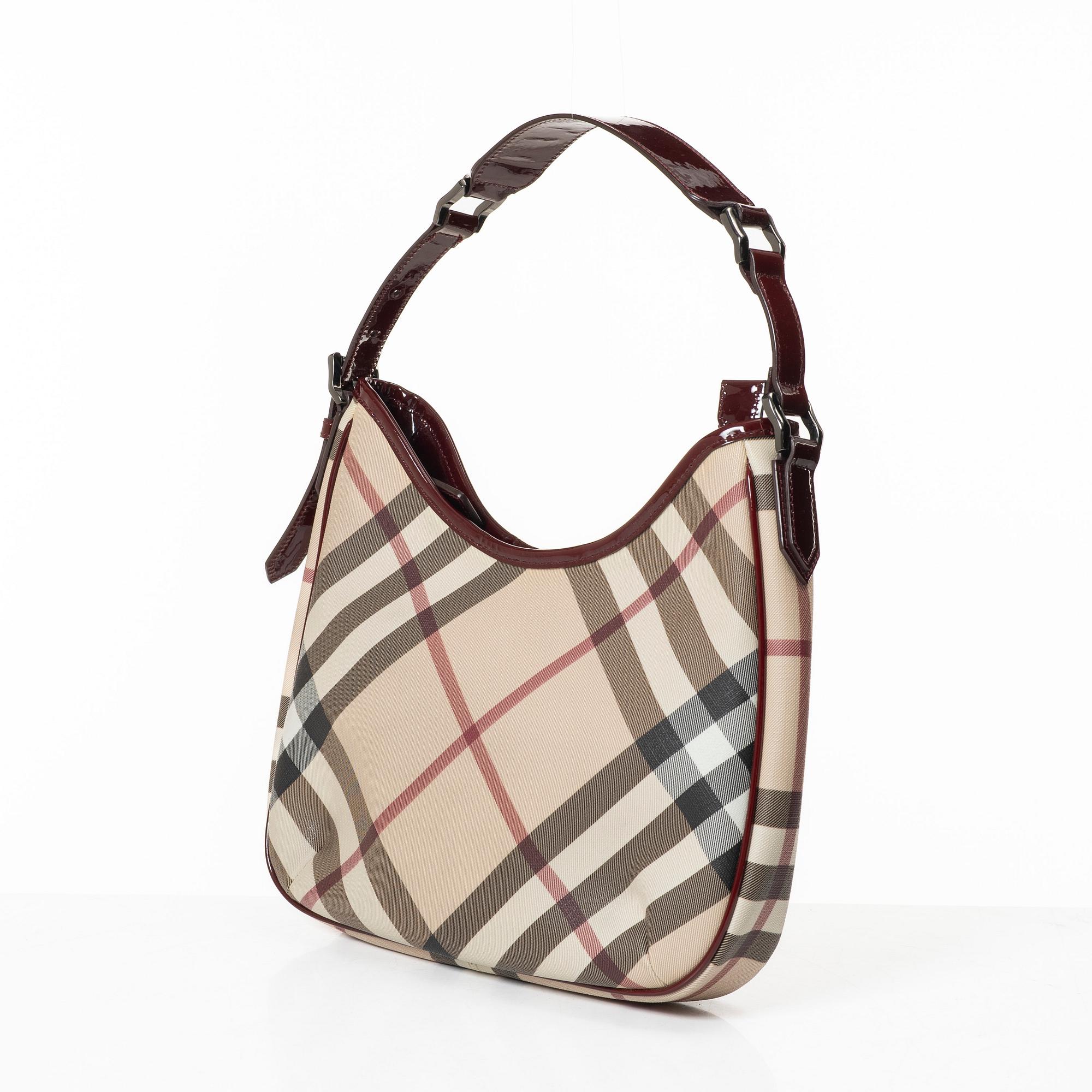 Burberry, a handbag.