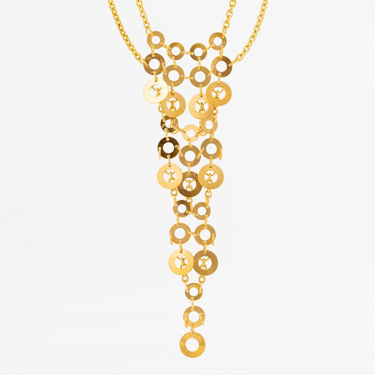 Siv Lagerström necklace gold metal.