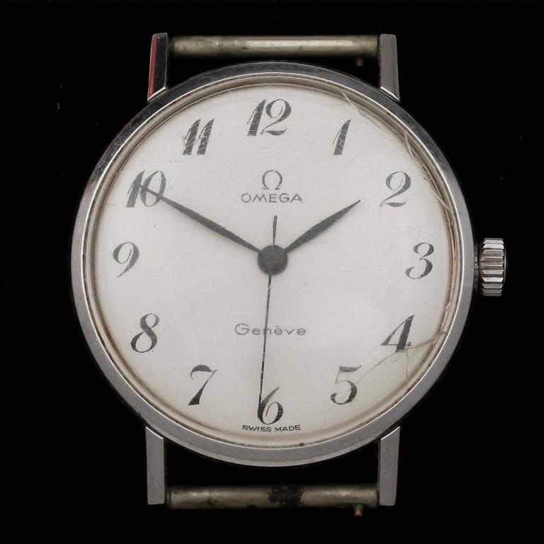ARMBANDSUR, Omega, stål, 1900-talets mitt.