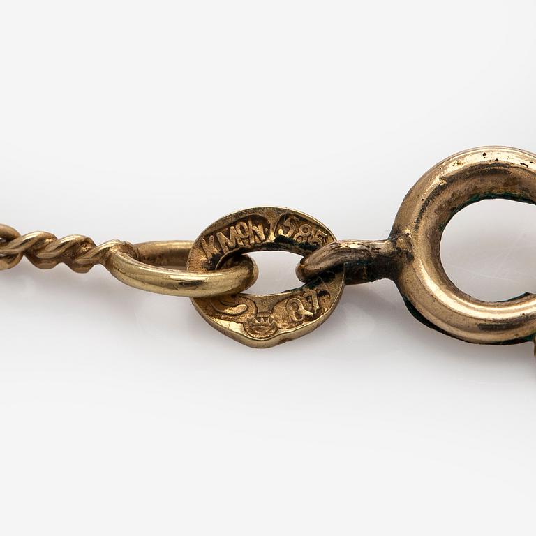 Riipuskello, Laverna, 25 mm, 14K kultaa.