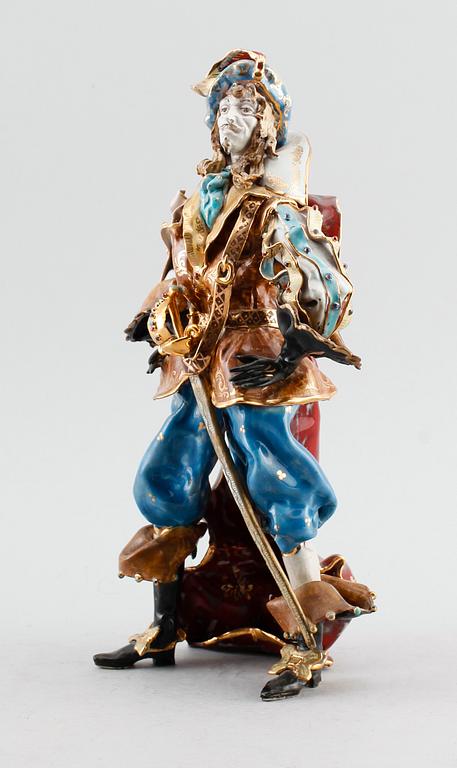 FIGUR, keramik, Eugene Pattarino, signerad.