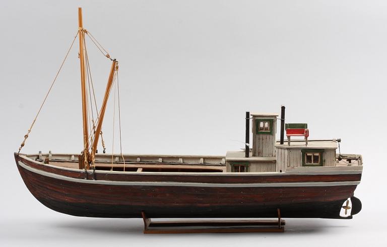 BÅTMODELL. 1900-talets mitt.