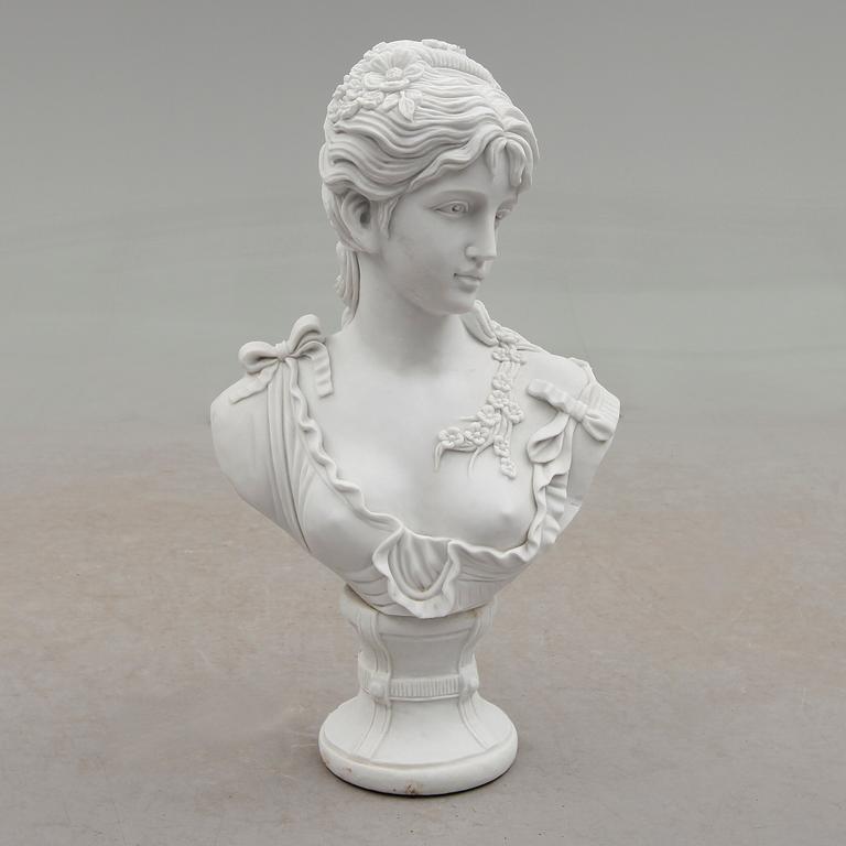 SKULPTUR, marmor, 1900-tal.