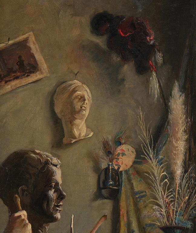 Hilma af Klint, Studio interior.