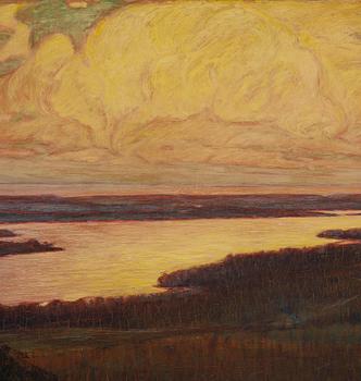 Otto Hesselbom, Skymning över Dalsland.