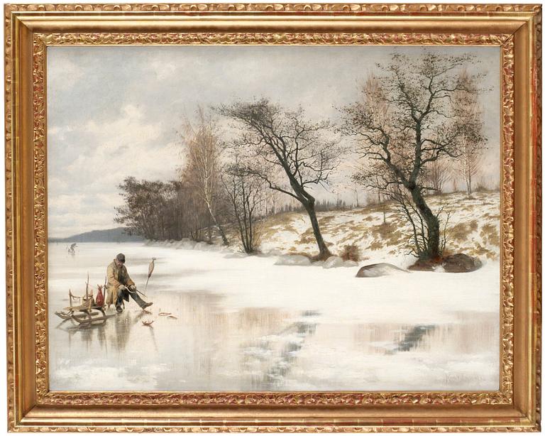 Knut Ekwall, Vinterfiske.