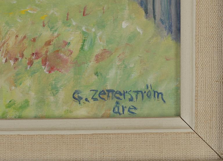 GUNNAR ZETTERSTRÖM, olja på pannå, signerad.