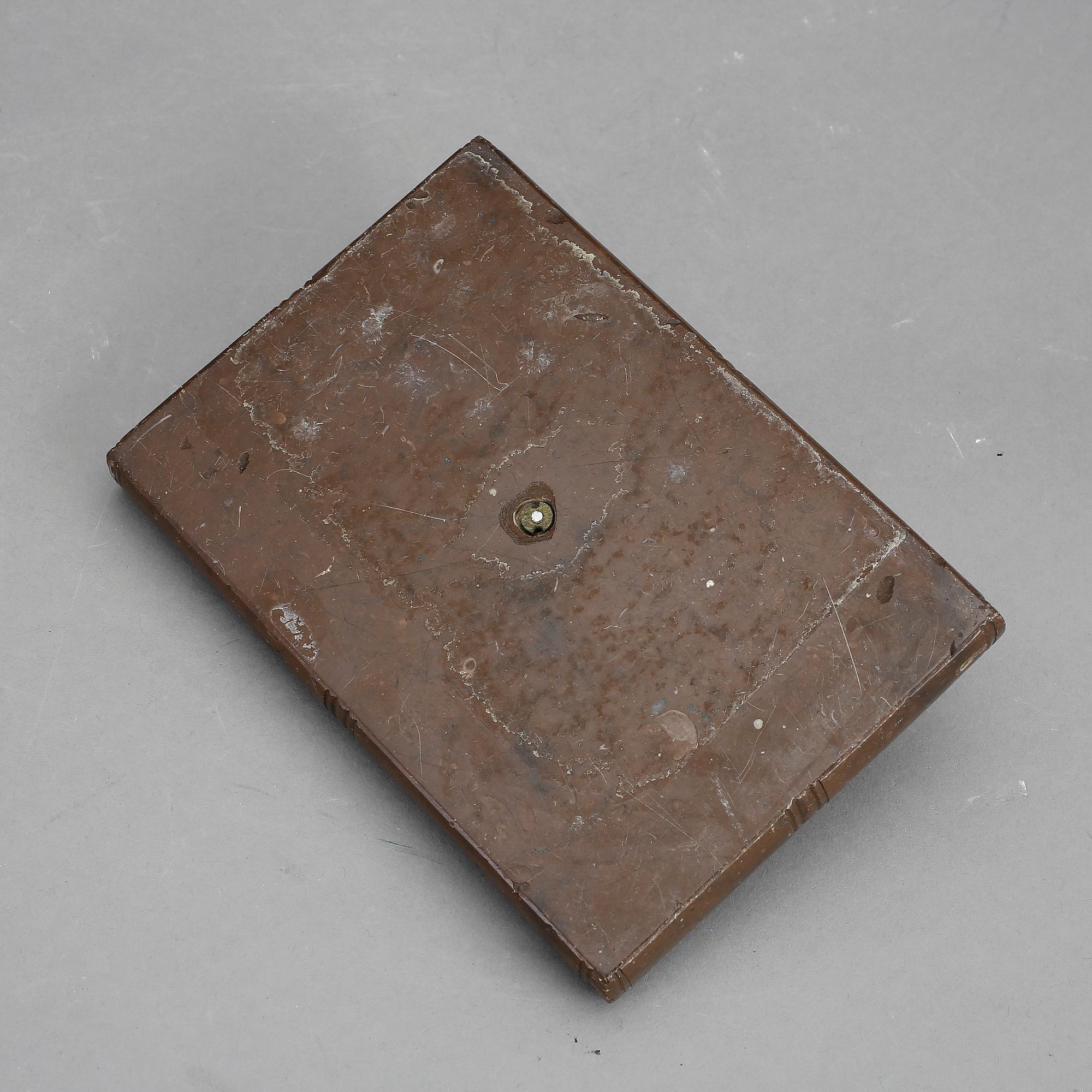 BREVPRESS, kalksten, 1800-tal.