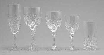 SERVISDELAR, 37 st, glas, 1900-tal.