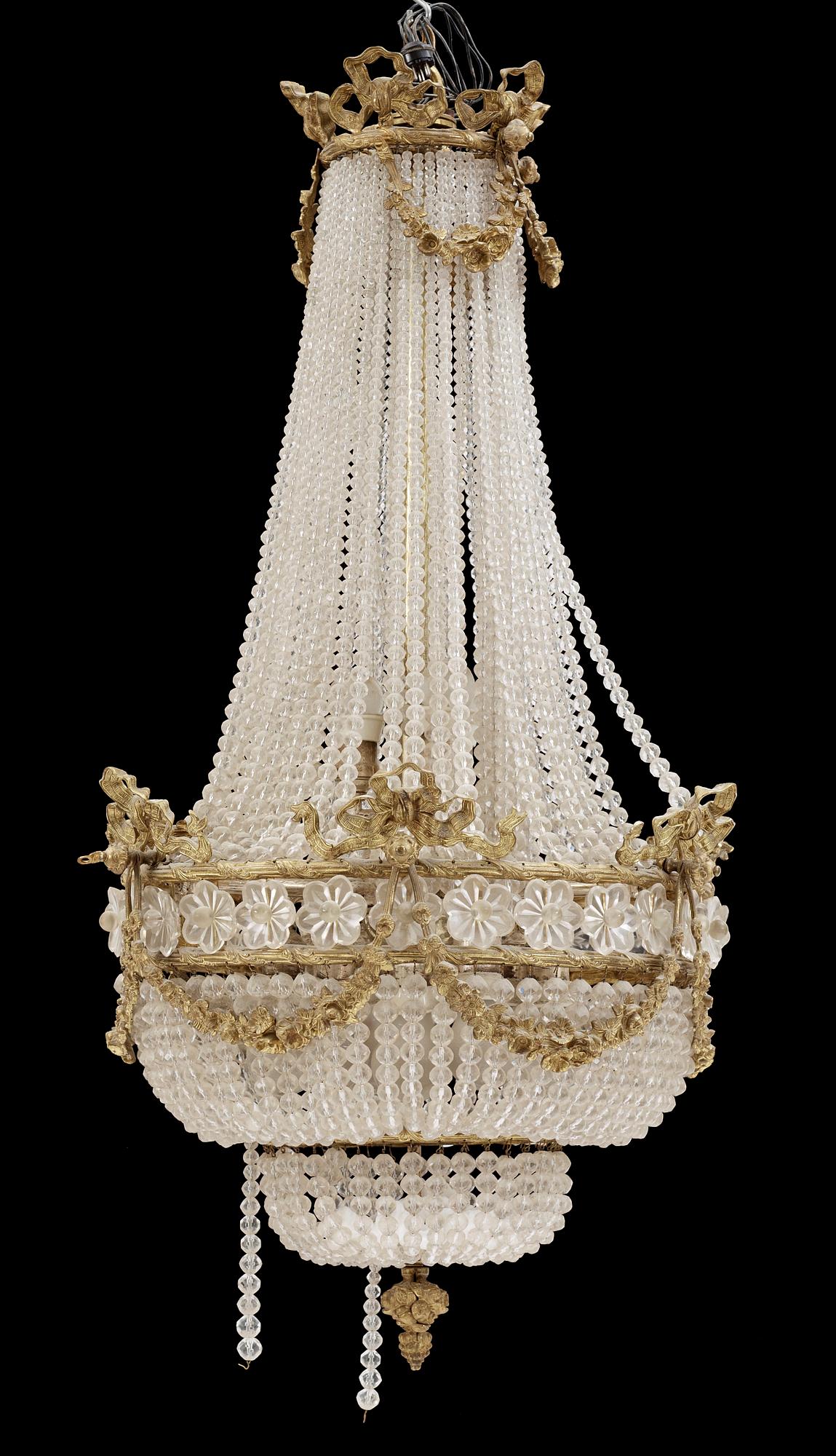 LJUSKRONA, eklekticism, 1800-talets slut. Höjd: 104 cm.