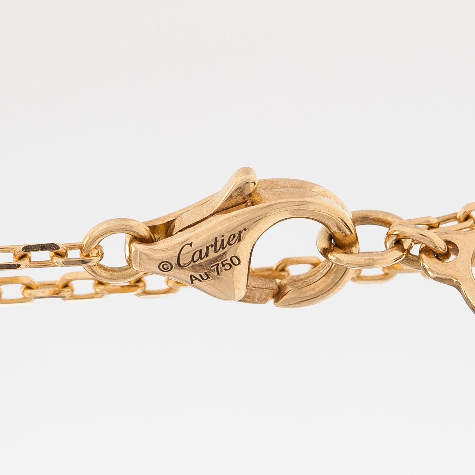 Cartier, kaulakoru, "d'Amour", 18K kultaa ja timantti n 0.09 ct.