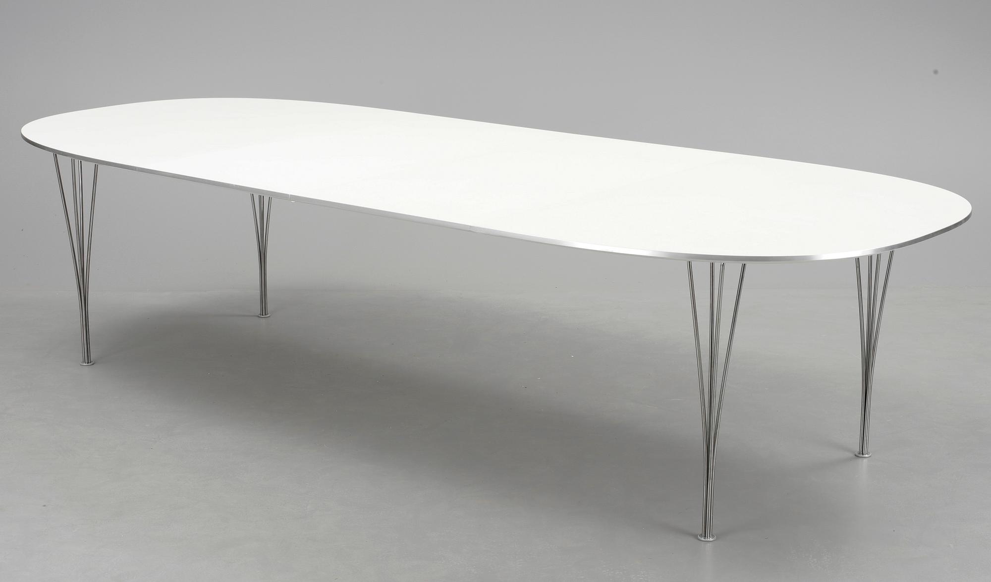 MATBORD, "Superellips", Bruno Mathsson och Piet Hein, Fritz Hansen, Danmark, 1900-talets andra hälft.