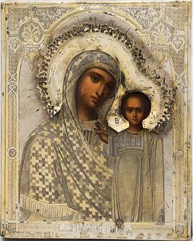 A Russian icon by Ivan Zakharov 1874 Moscow.