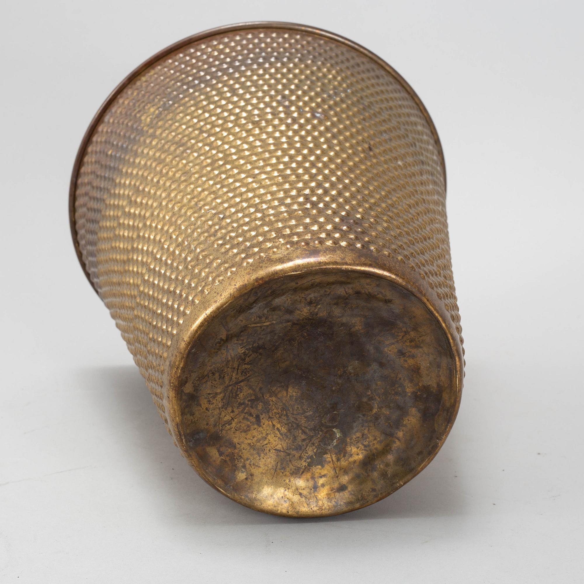 JOSEF FRANK, papperskorg, mässing, "Hortus", Svensk Tenn.