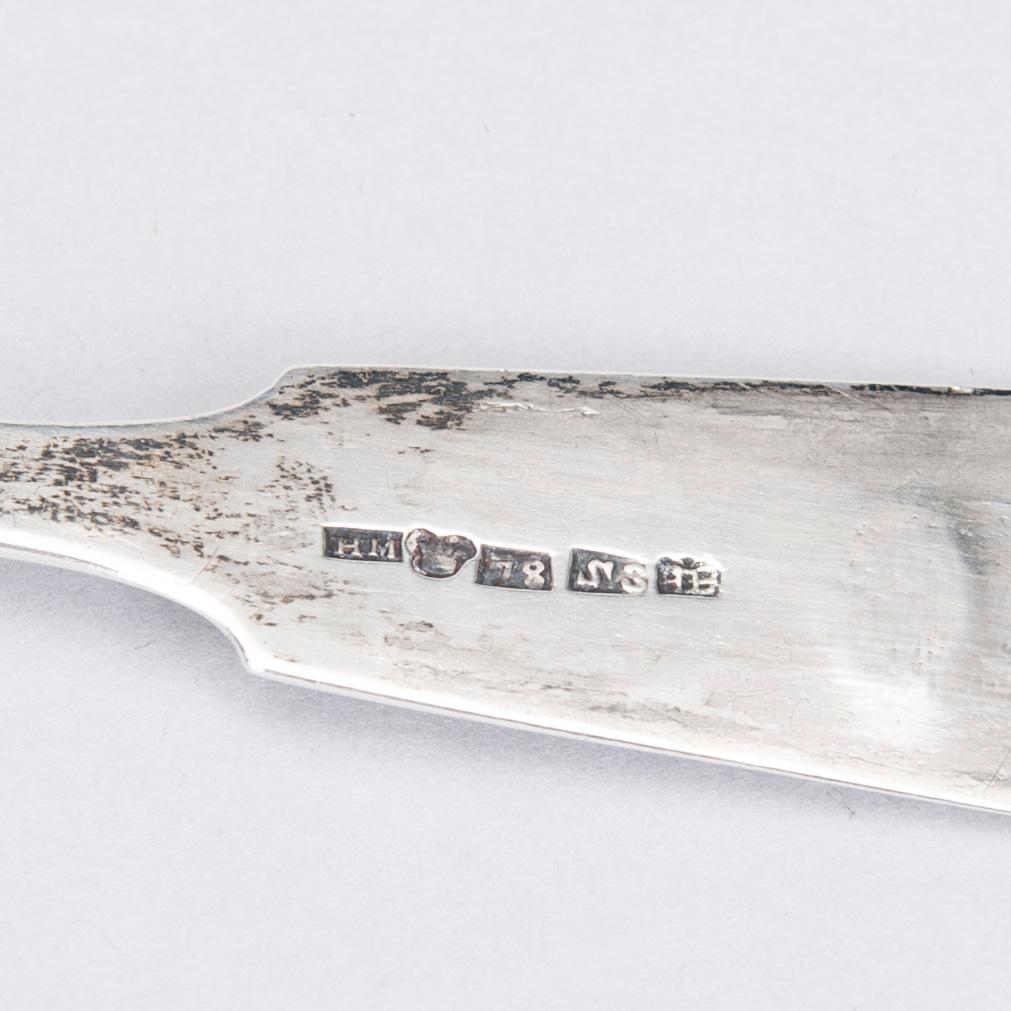STRÖSKED, silver, Herman Miettinen, Tavastehus 1875. 42 g.