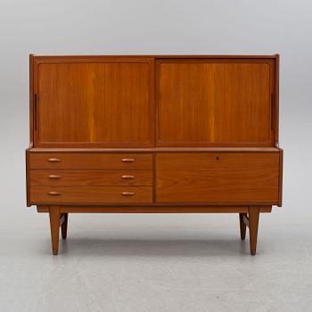 A teak veneered cabinet, 1960's.