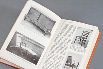 MÖBELKATALOGER, 3 st, BÖCKER, 2 st samt PRISLISTA, bl a Fritz Hansen, 1900-talets tredje kvartal.