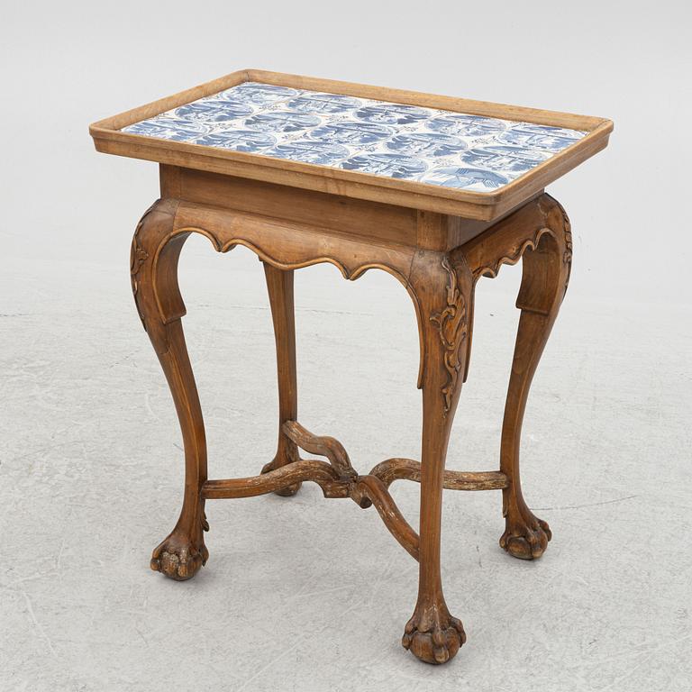 Tebord, 1700-talets första hälft, Senbarock.