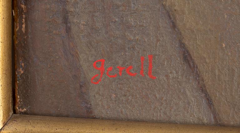 GRETA GERELL, olja på duk, signerad.