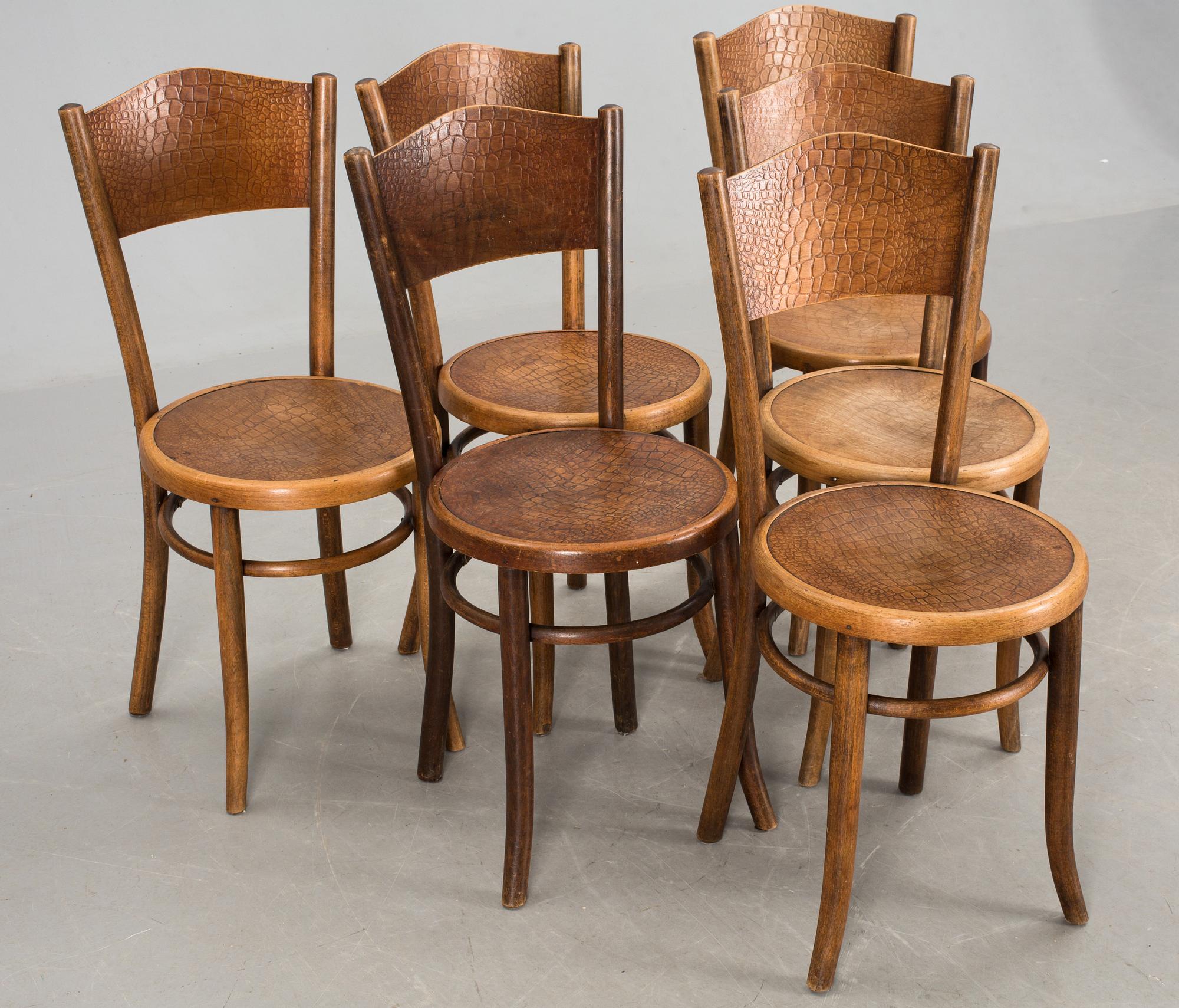 STOLAR, 6 st, Fischel, 1900-talet första hälft.