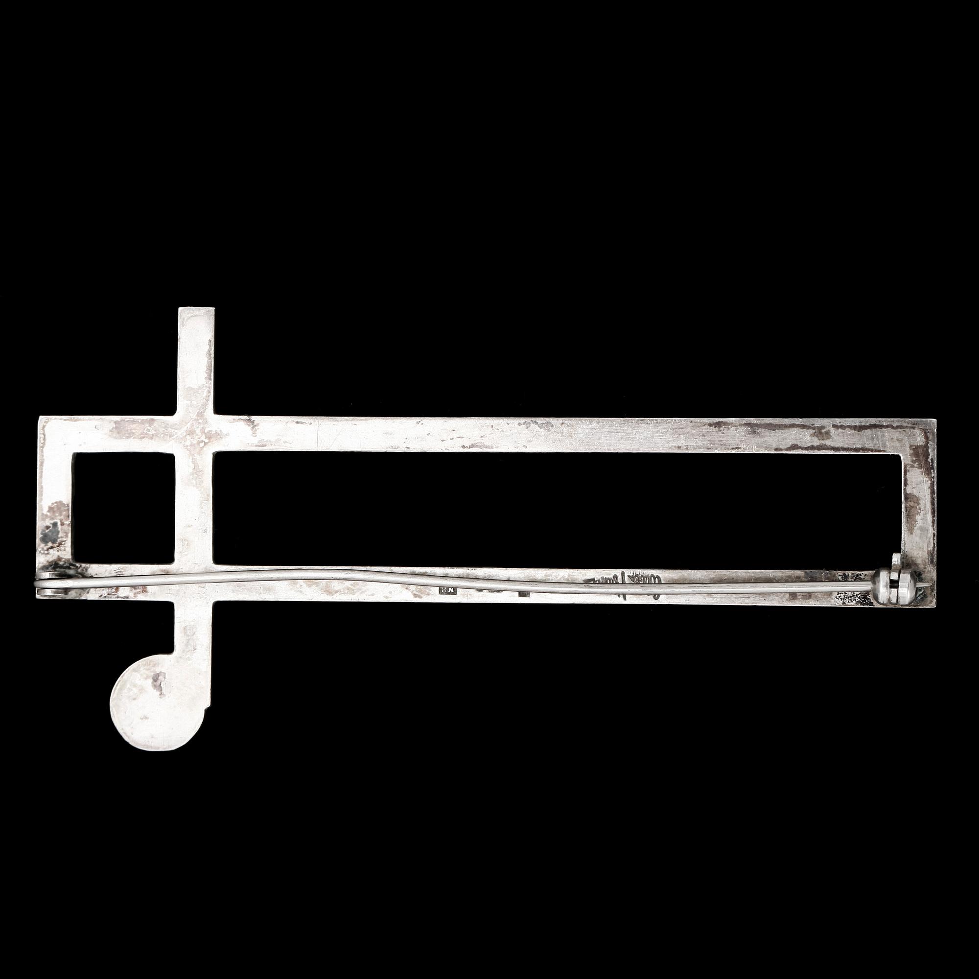 BROSCH, silver, Wiwen Nilson, Lund, 1939, vikt ca 13g.