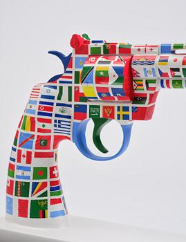 Carl Fredrik Reuterswärd, "One World for Non-Violence".