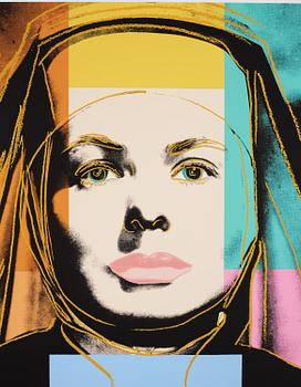 Andy Warhol, "Three portraits of Ingrid Bergman by Andy Warhol".