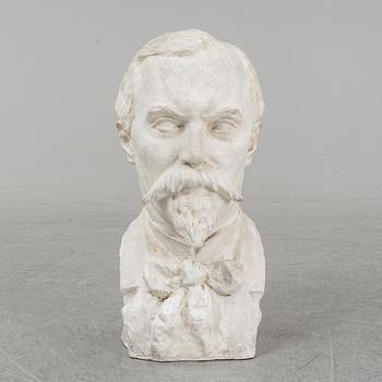 KNUT JERN, a signed plaster sculpture.
