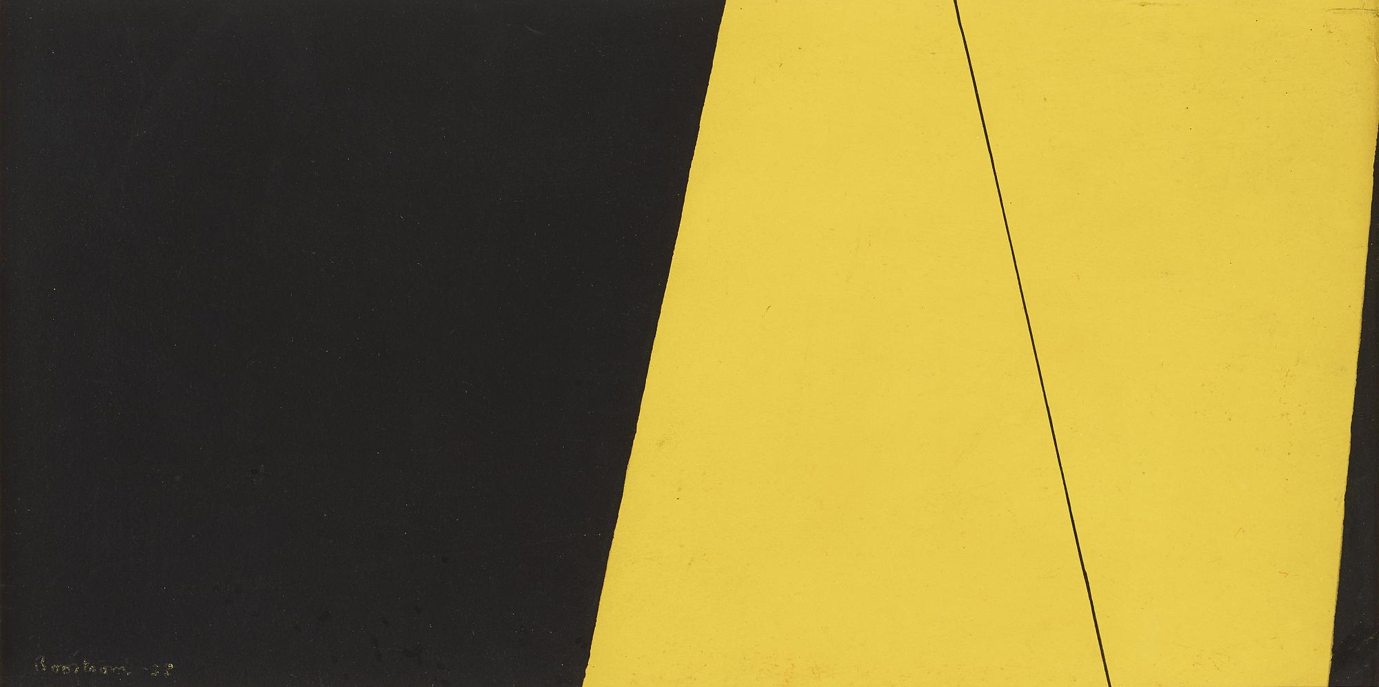 HARRY BOOSTRÖM, gouache on paper, signed and dated -54/55.