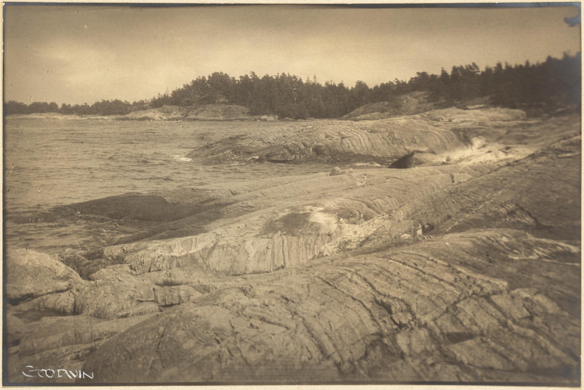 HENRY B. GOODWIN, 2 signed gelatin silver prints with motif from Mysingen.