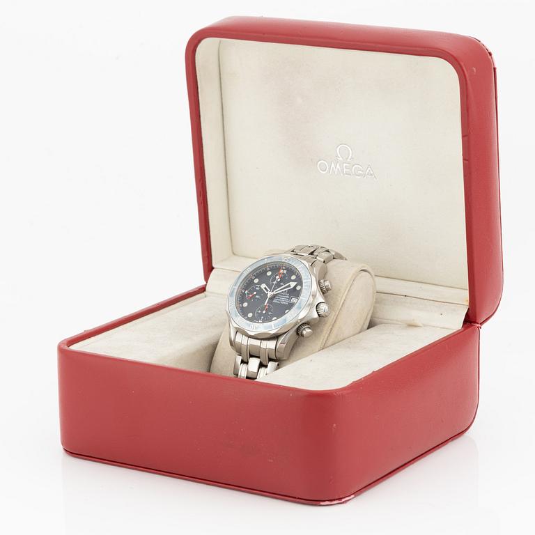 Omega, Seamaster Professional, chronograph, wristwatch, 41.5 mm.
