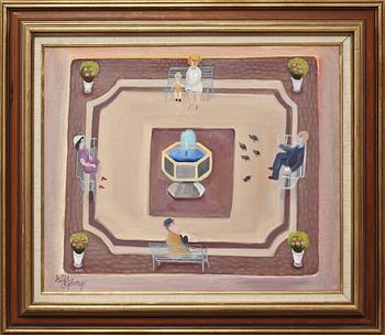 ELIS RYBERG, olja på duk, sign.