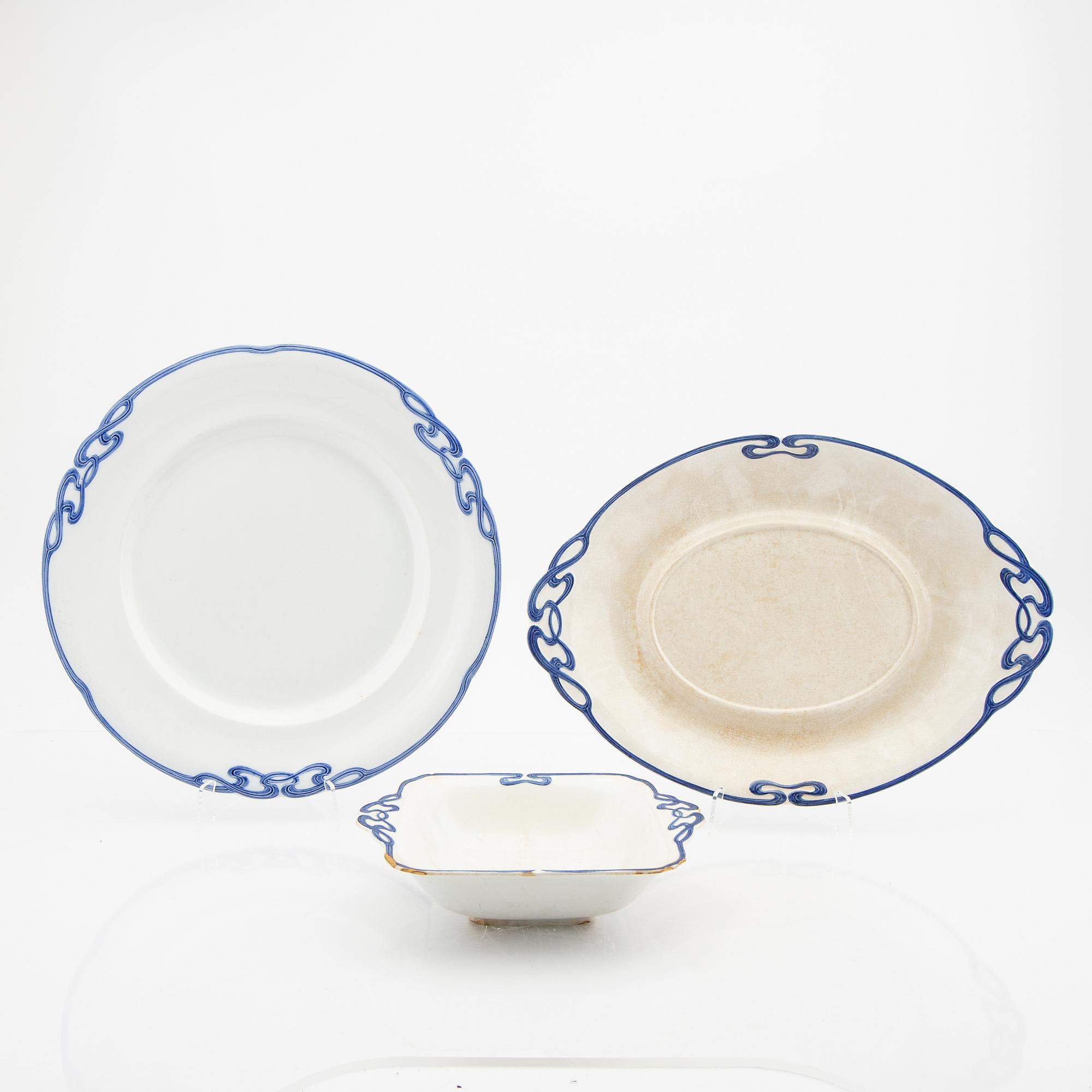 Service 134 dlr "Blaue Olga" flintware, Villeroy & Boch.
