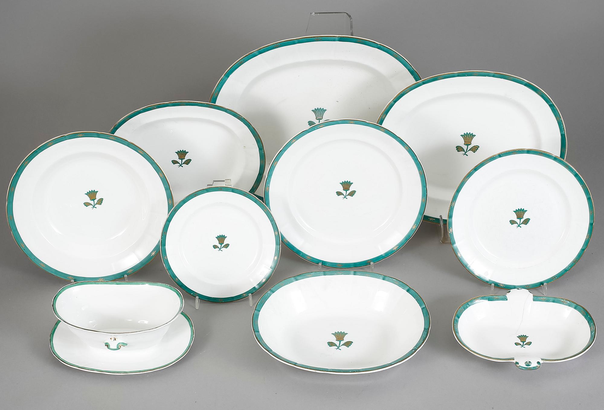 SERVISDELAR, 80 st, porslin, "Guldstjärna", Wilhelm Kåge, 1923–60.