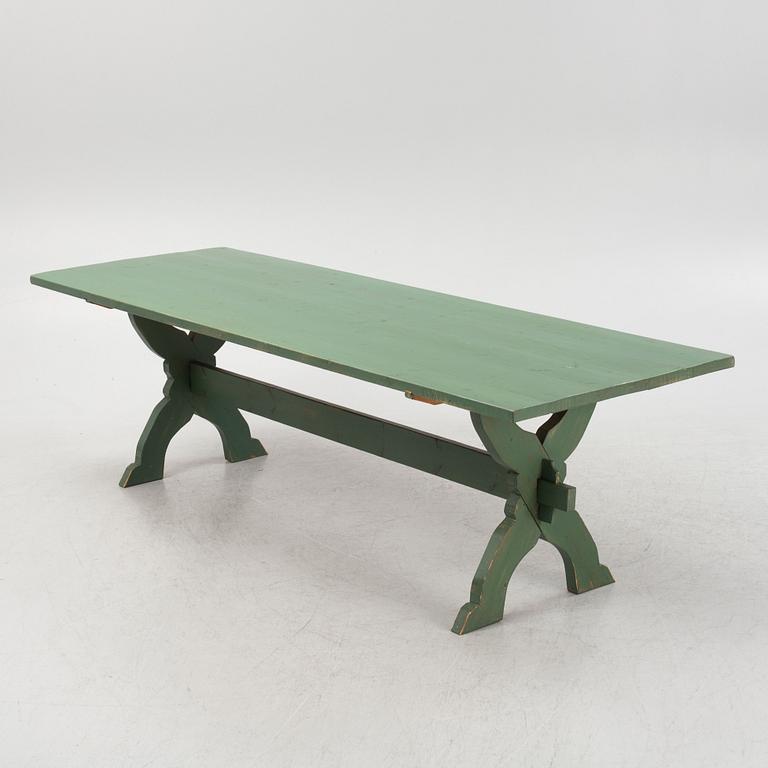 Dining table, folk style 20th century.