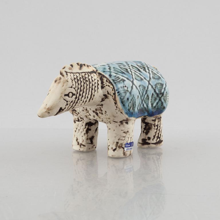 Lisa Larson, figurin, stengods, "Varan", ur serien "Jura", Gustavsberg.