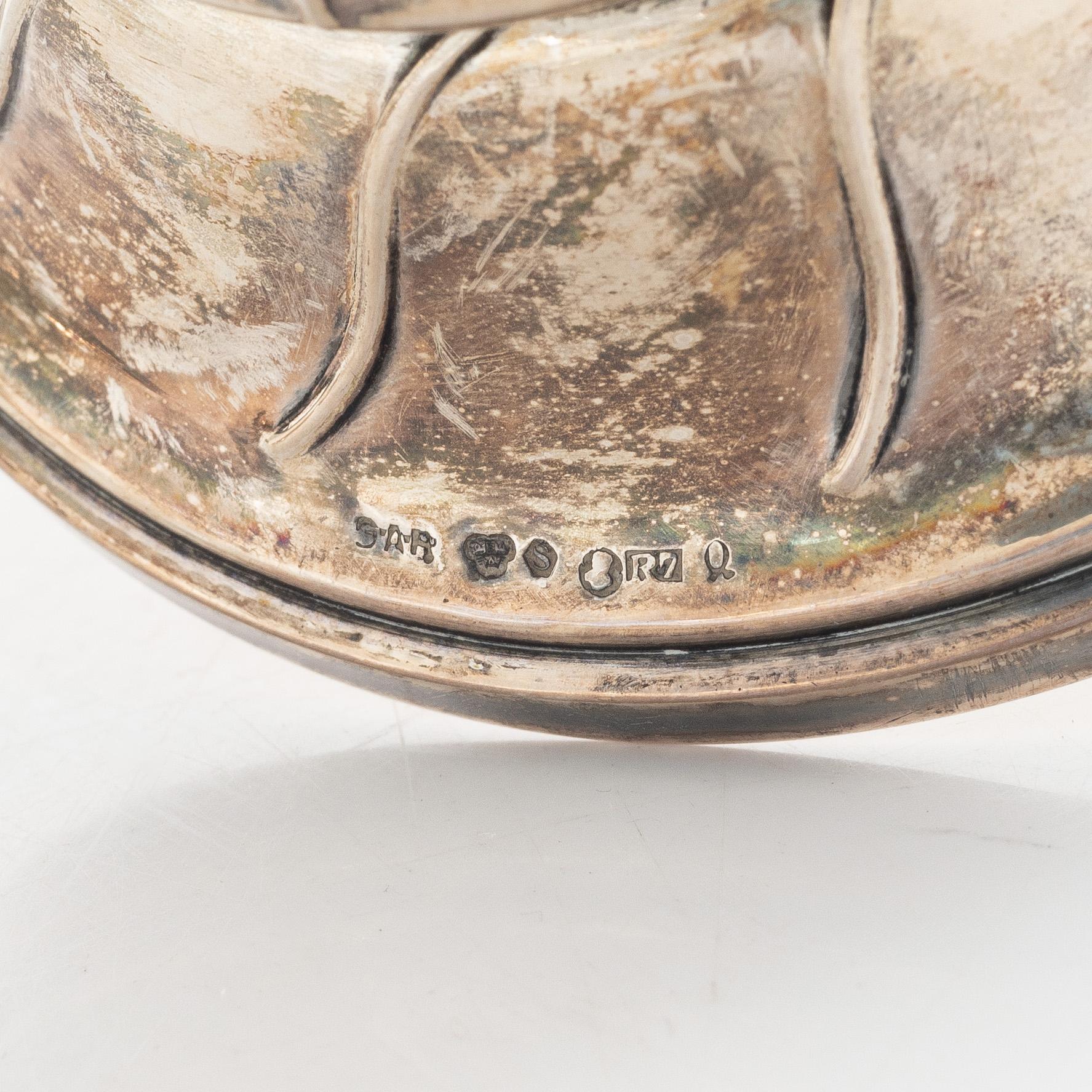 Three Swedish silver trophies, 1910s.