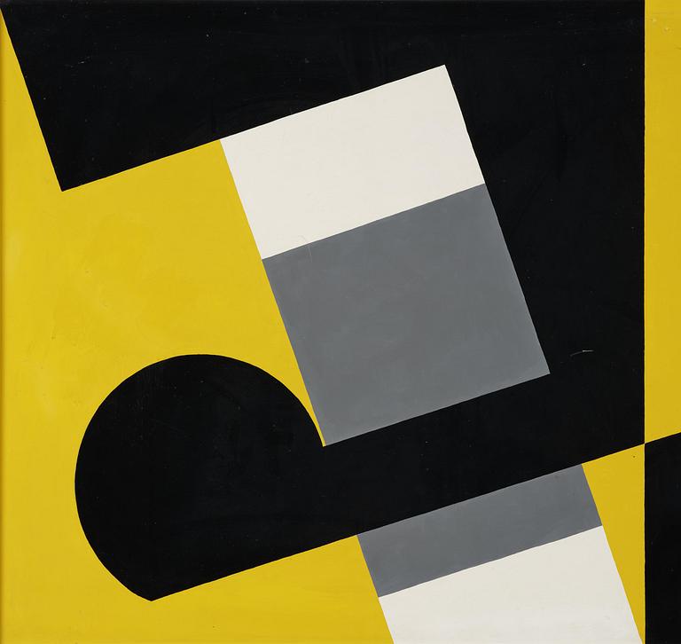 Lars-Gunnar Nordström, Composition in white, yellow and black.
