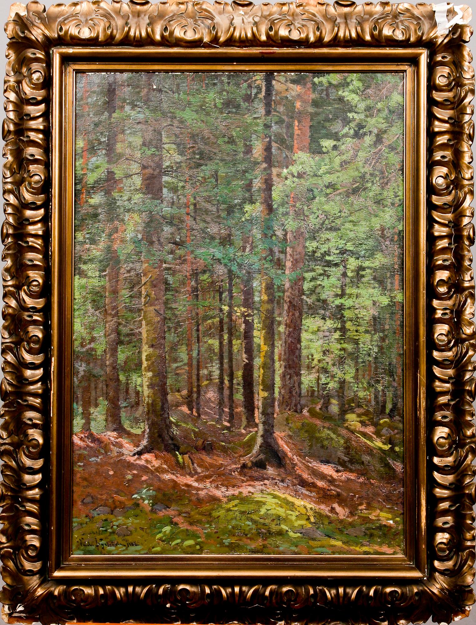 VALDEMAR NYSTRÖM, olja på duk, sign o dat 1906.